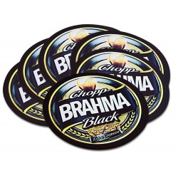 Kit Porta Copos Brahma Black - (bolacha)