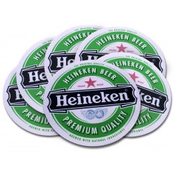Kit Porta Copos Heineken - (bolacha)