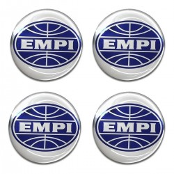 Adesivo Resinado Emblema Centro Roda 45mm EMPI - Azul