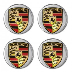 Adesivo Resinado Emblema Centro Roda 45mm Porsche (4)