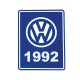 Adesivo Interno P/ Vidro Ano Carro Antigo Volkswagen