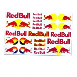 Cartela Adesivo Red Bull