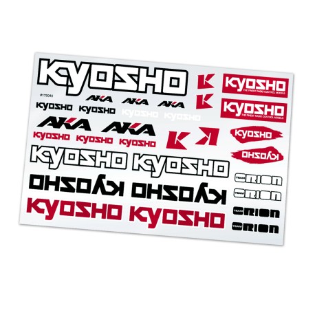 Cartela Adesivos Kyosho