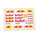 Cartela Adesivos Bolha Red Bull Escala 1/24