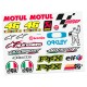 Cartela Adesivos Moto GP 01