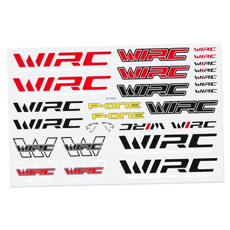 Adesivo Recortado WRC