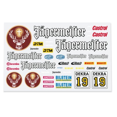 Cartela Adesivos Bolha Jagermeister DTM