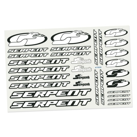 Cartela Adesivos Serpent