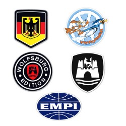 Adesivo Interno P/ Vidro Águia Alemã / Vw Runner / Wolfsburg