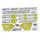 Cartela Adesivos Mugen MBX8 Yellow