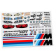 Cartela Adesivo Recortado Bolha BMW 1/5 Big Scale