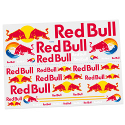 Cartela Adesivo Recortado Bolha RedBull 1/5 Big Scale