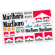 Cartela Adesivo Recortado Bolha Marlboro